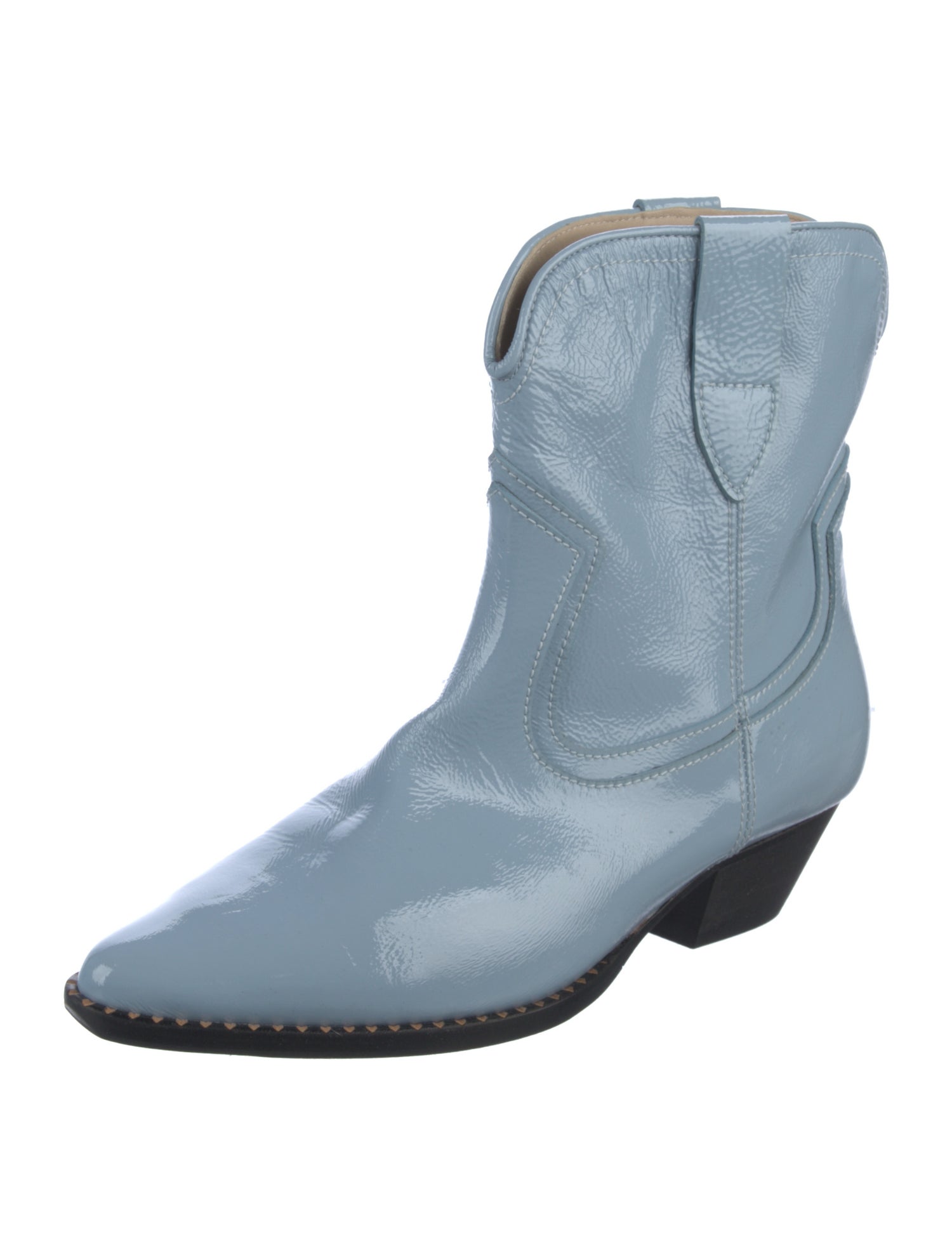 Freda Salvador Patent Leather Western Boots