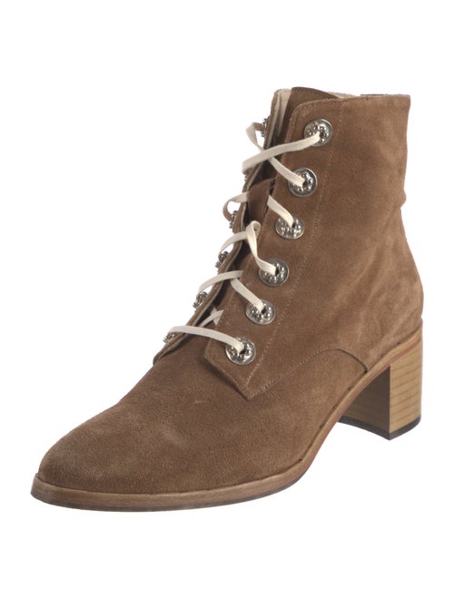 Freda Salvador Suede Combat Boots