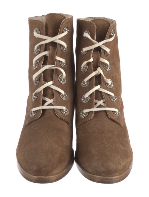 Freda Salvador Suede Combat Boots