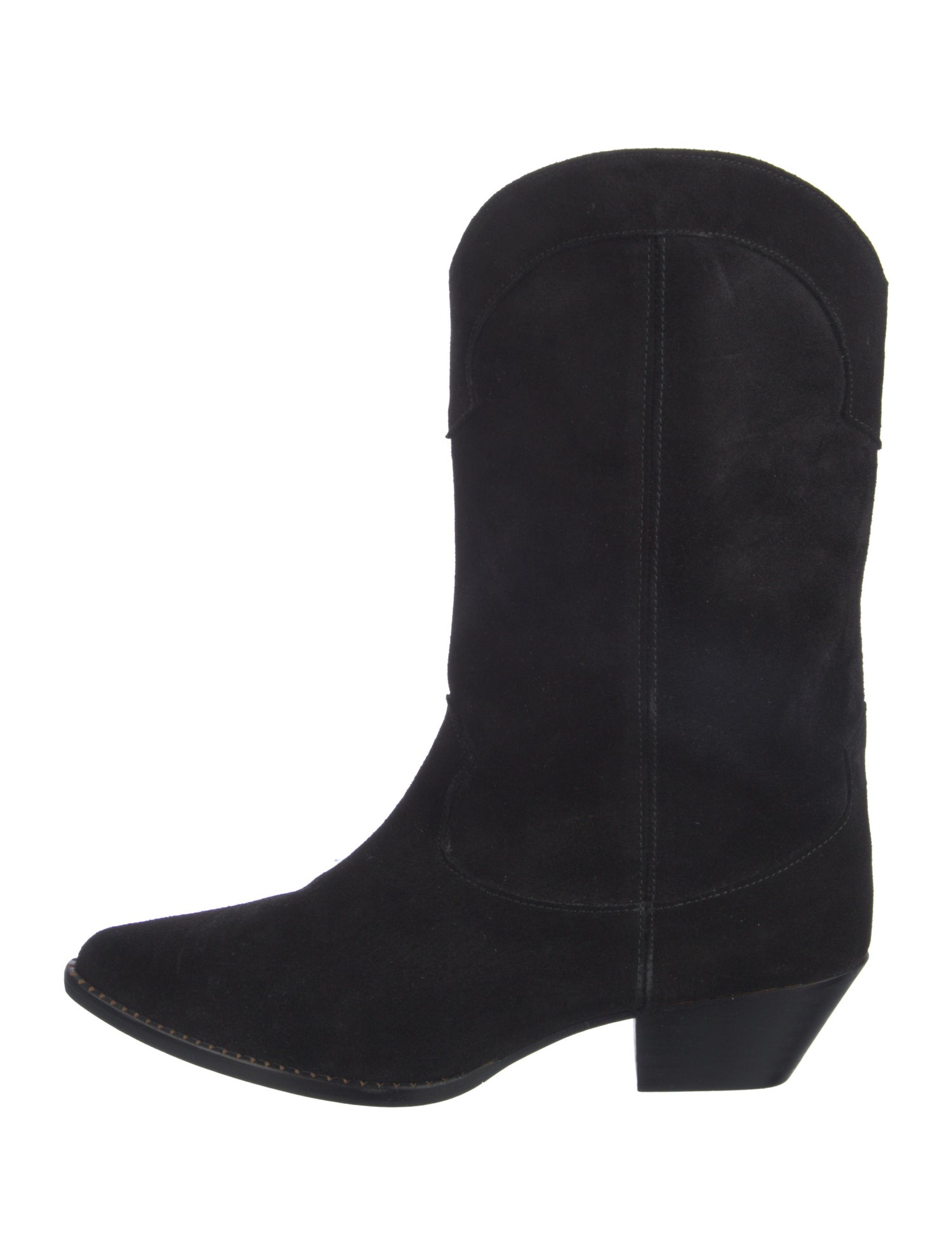 Freda Salvador Suede Western Boots