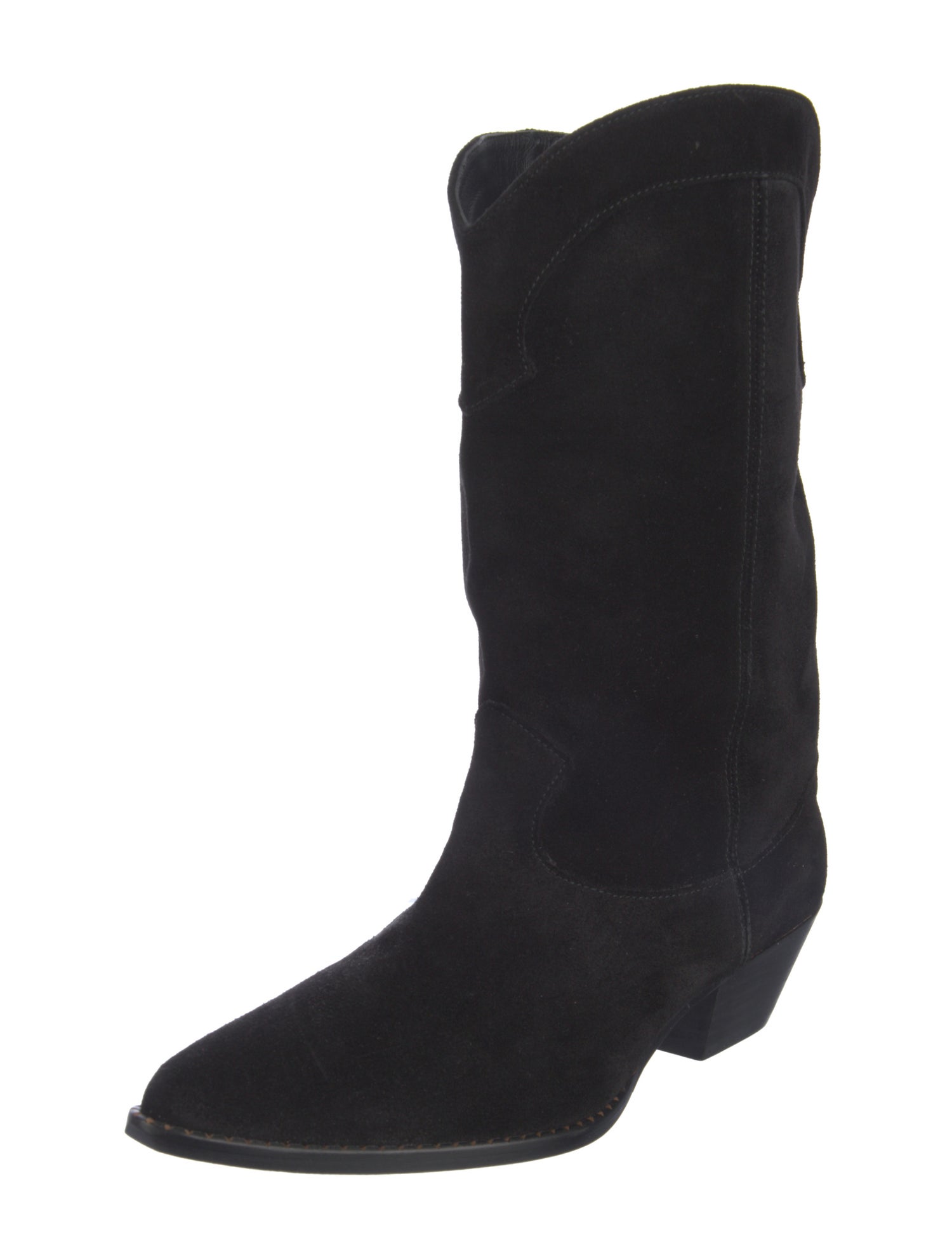 Freda Salvador Suede Western Boots