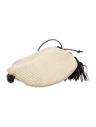 Freda Salvador Raffia Crossbody Bag