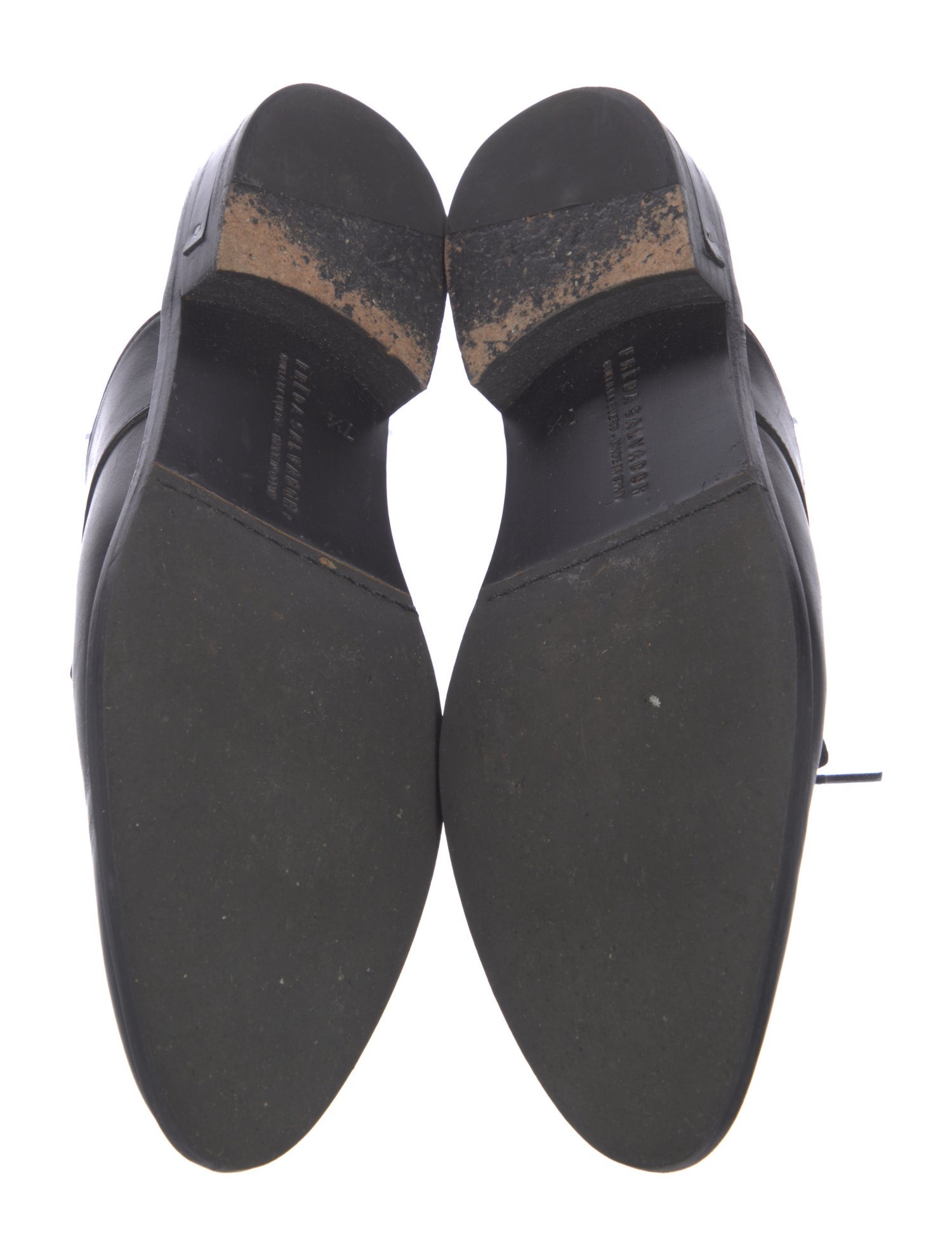 Freda Salvador Leather Studded Accents Mules