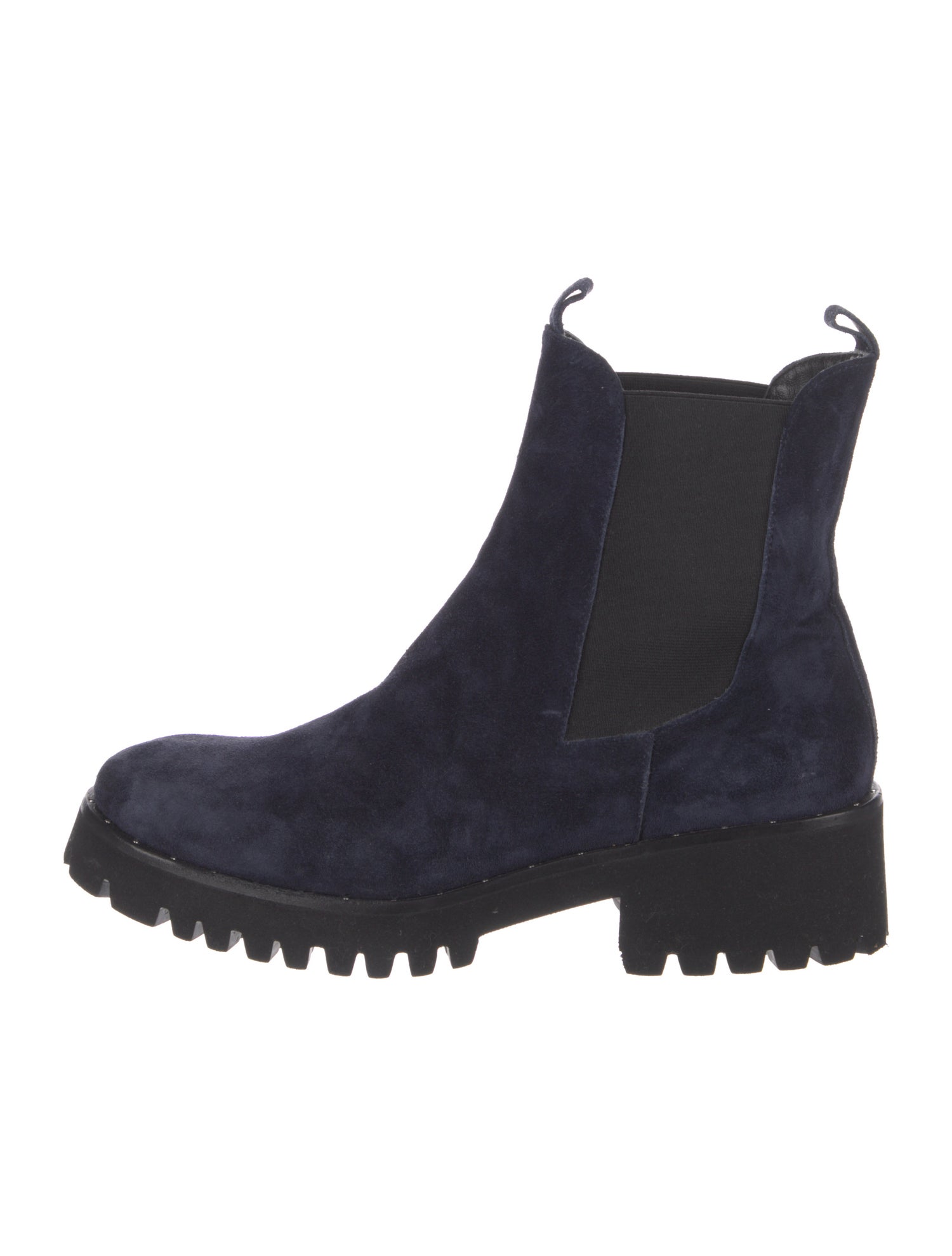 Freda Salvador Suede Studded Accents Chelsea Boots