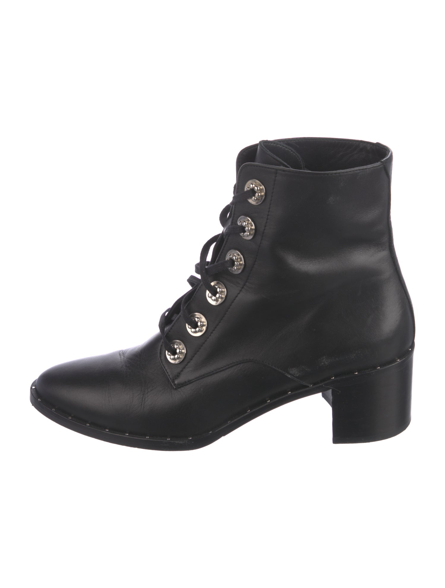 Freda Salvador Leather Combat Boots