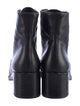 Freda Salvador Leather Studded Accents Combat Boots