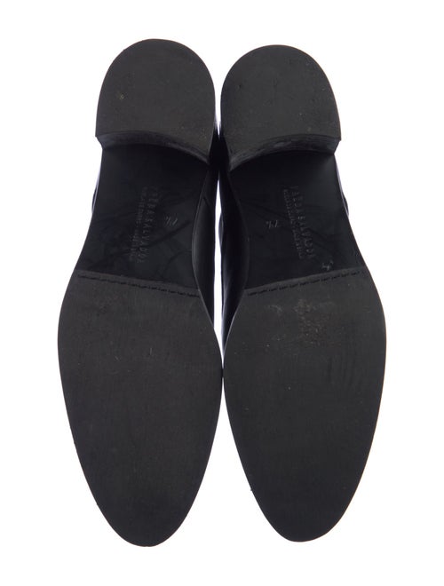 Freda Salvador Leather Studded Accents Combat Boots