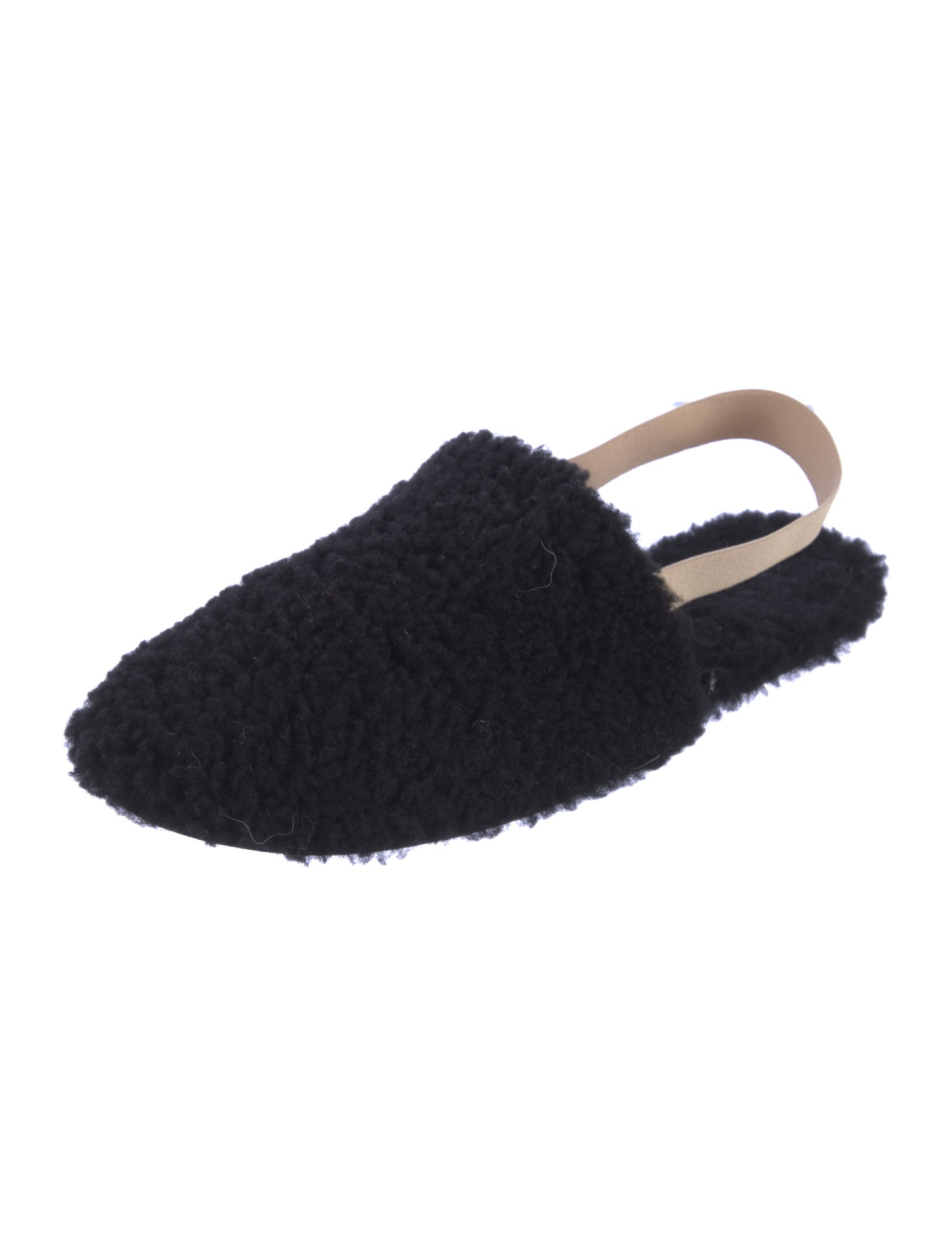 Freda Salvador Shearling Slingback Flats