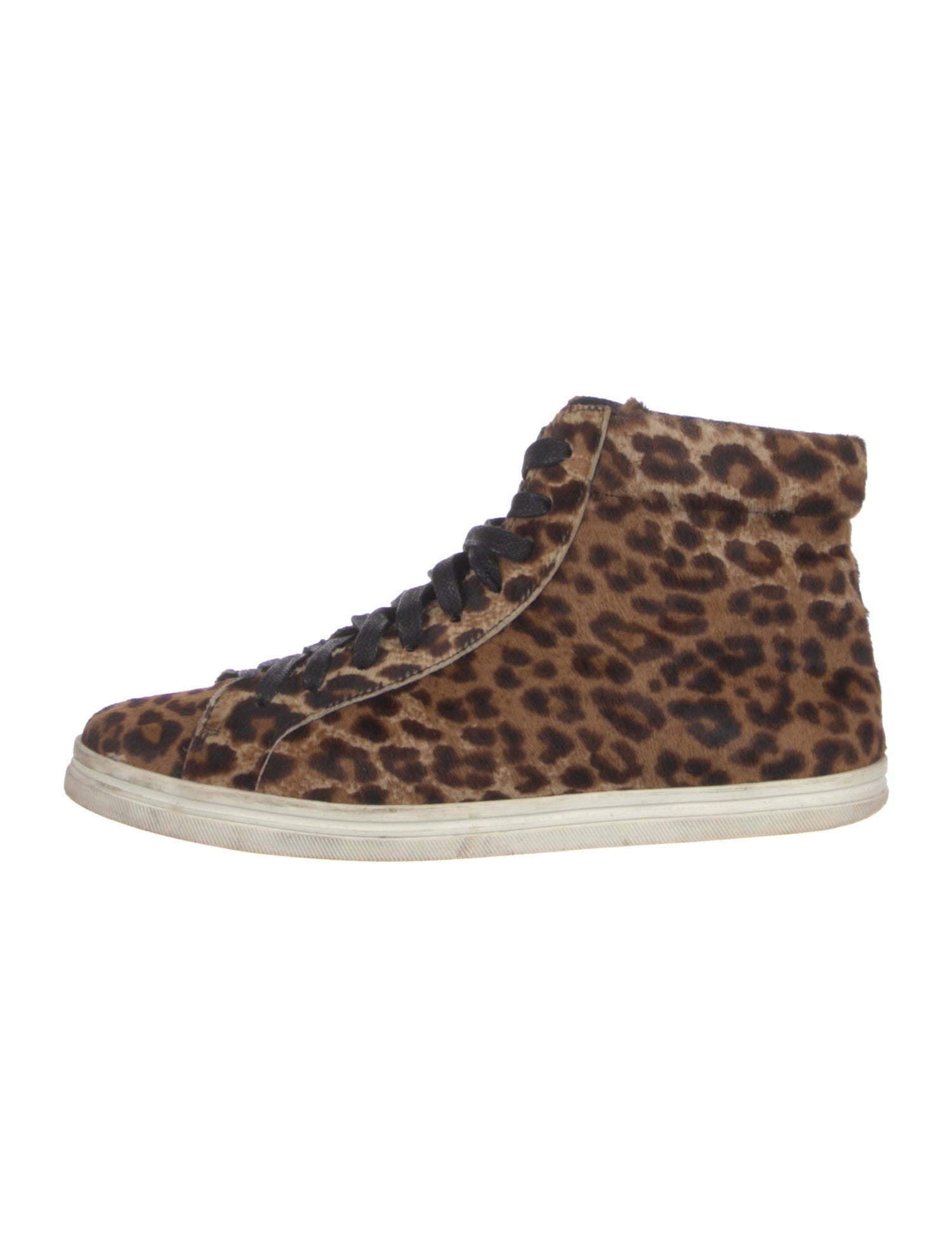 Freda Salvador Ponyhair Animal Print Sneakers