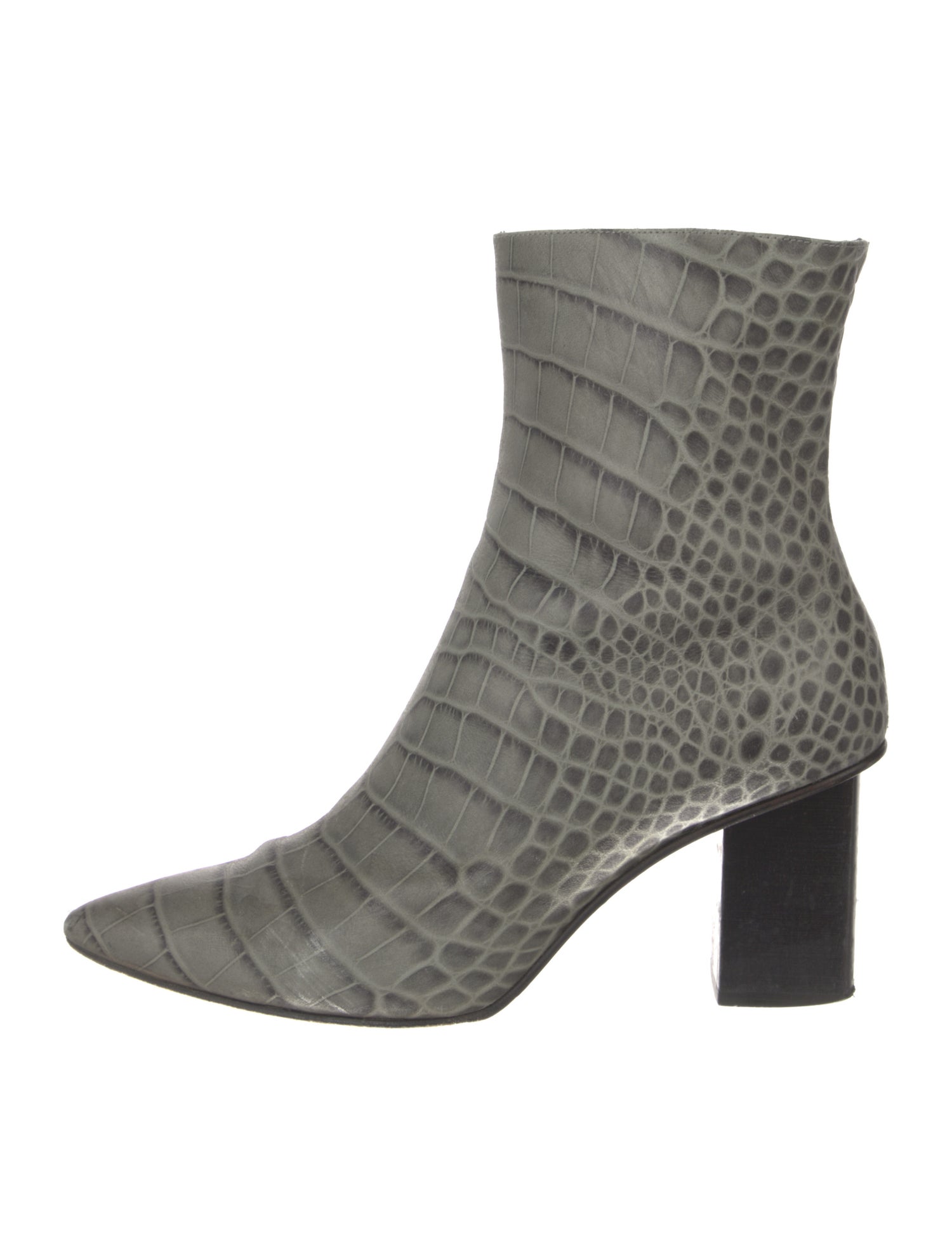 Freda Salvador Leather Animal Print Sock Boots