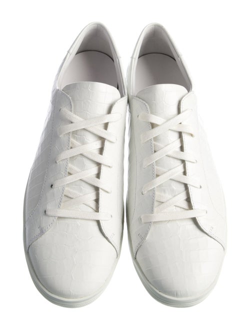 Freda Salvador Embossed Leather Sneakers