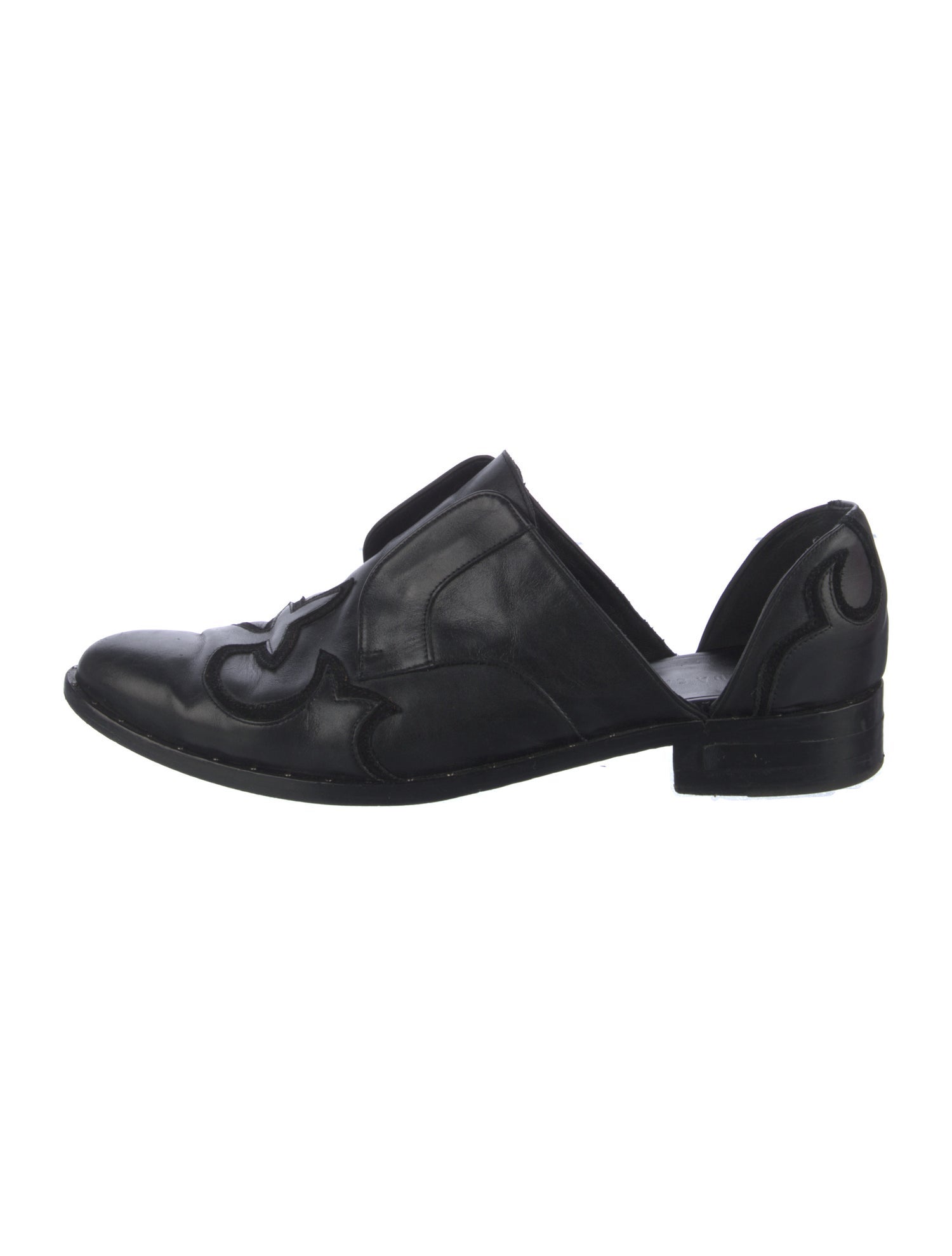 Freda Salvador Leather D'Orsay Flats