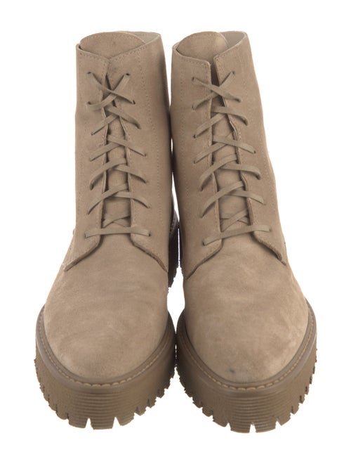 Freda Salvador Suede Combat Boots