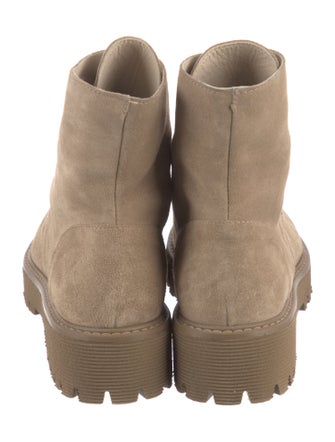 Freda Salvador Suede Combat Boots
