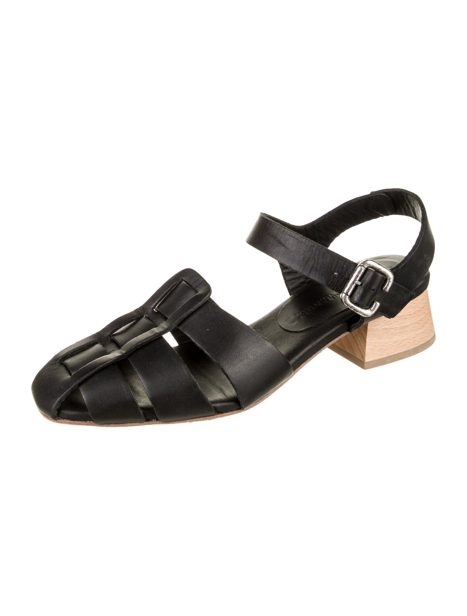Freda Salvador Leather Slingback Sandals