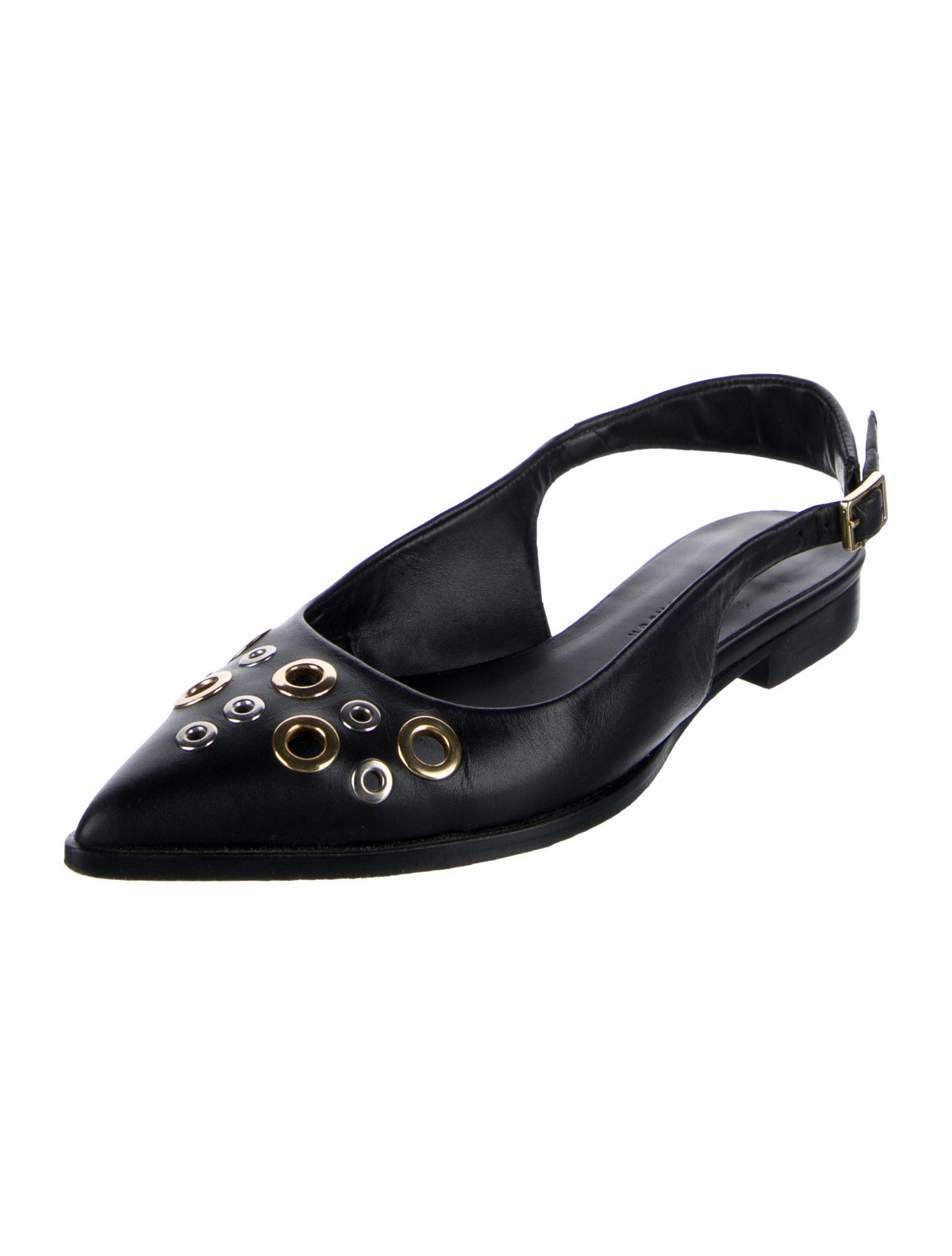 Freda Salvador Leather Slingback Flats