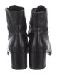 Freda Salvador Leather Studded Accents Combat Boots