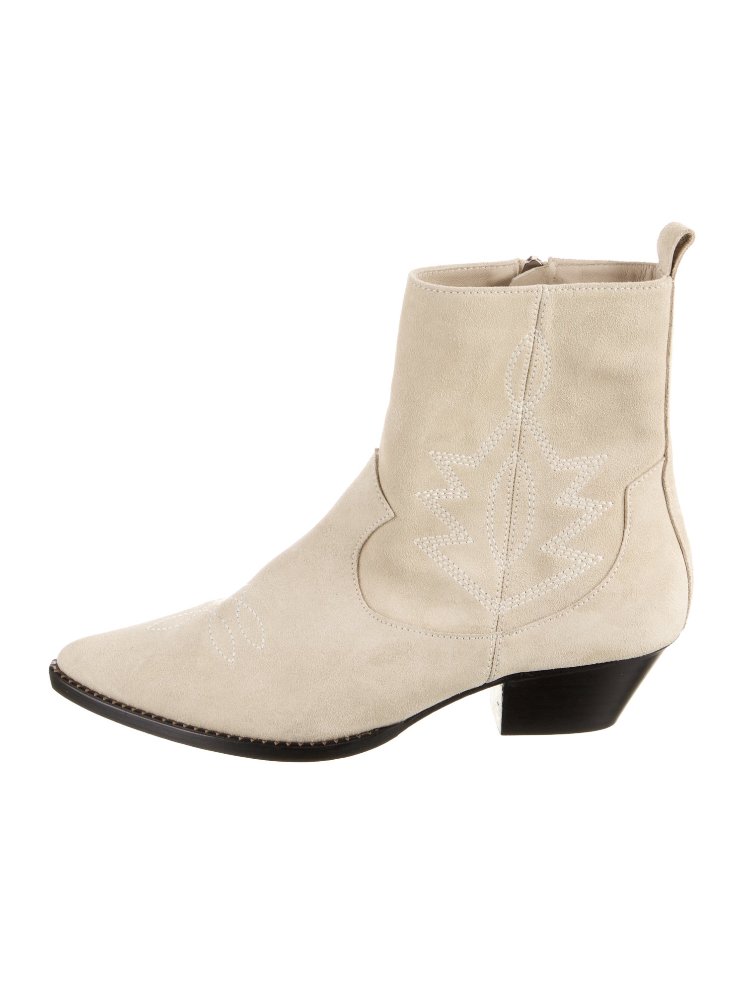 Freda Salvador Suede Colorblock Pattern Chelsea Boots