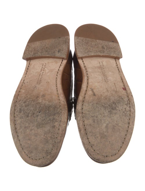 Freda Salvador Embossed Leather Loafers