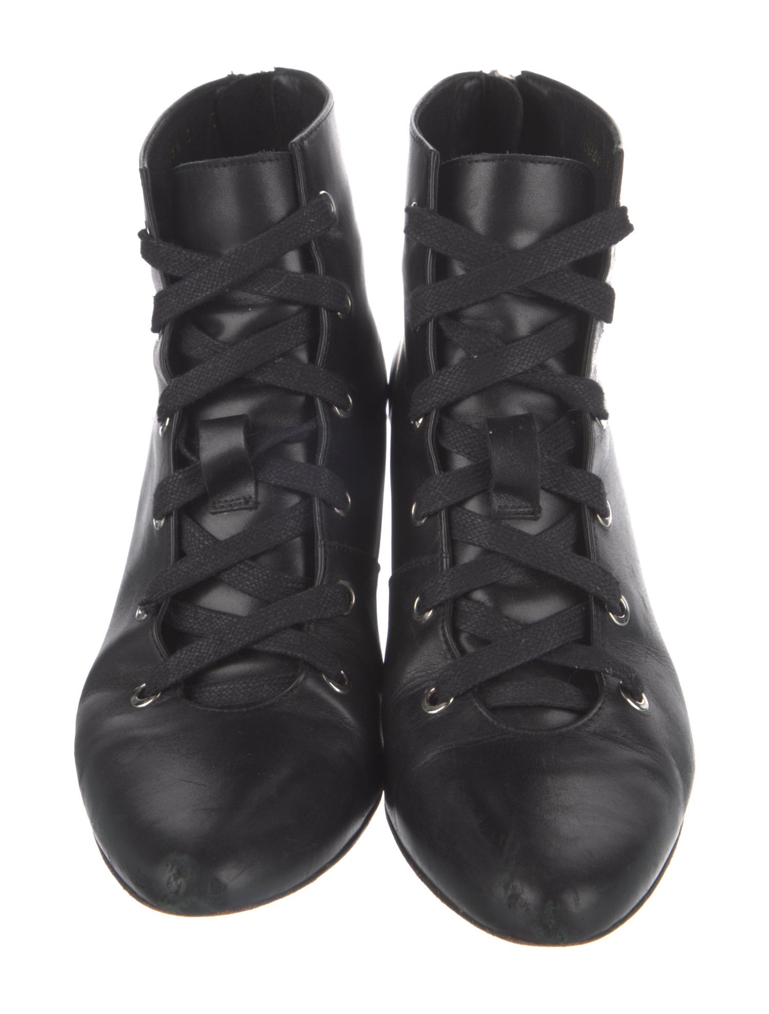 Freda Salvador Leather Lace-Up Boots