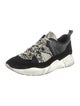 Freda Salvador Embossed Leather Animal Print Sneakers