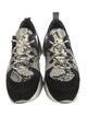 Freda Salvador Embossed Leather Animal Print Sneakers
