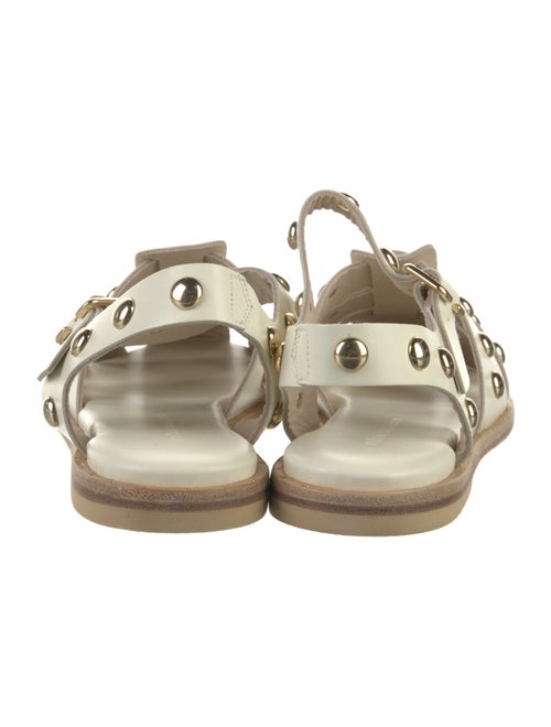 Freda Salvador Leather Studded Accents Gladiator Sandals