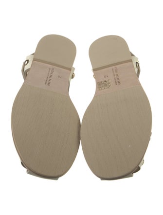 Freda Salvador Leather Studded Accents Gladiator Sandals