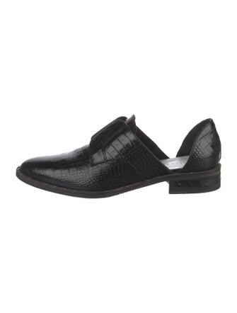 Freda Salvador Crocodile D'Orsay Flats