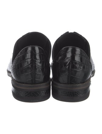 Freda Salvador Crocodile D'Orsay Flats