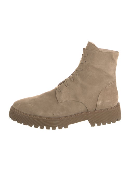 Freda Salvador Suede Combat Boots