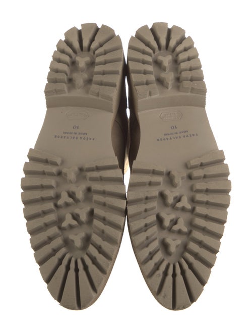 Freda Salvador Suede Combat Boots