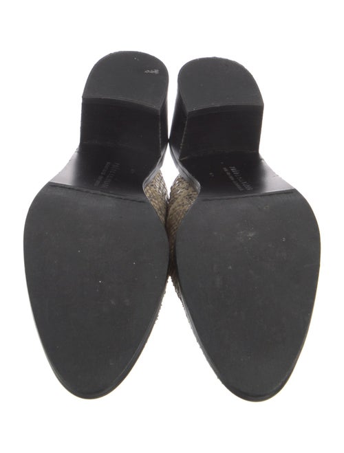 Freda Salvador Snakeskin Printed Mules