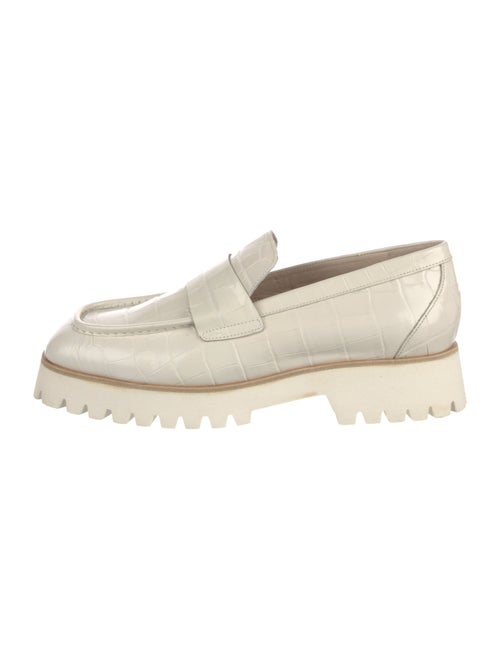 Freda Salvador Embossed Leather Loafers