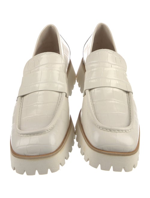 Freda Salvador Embossed Leather Loafers