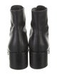 Freda Salvador Leather Studded Accents Combat Boots