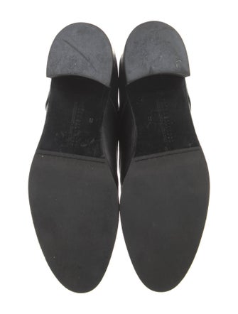 Freda Salvador Leather Studded Accents Combat Boots