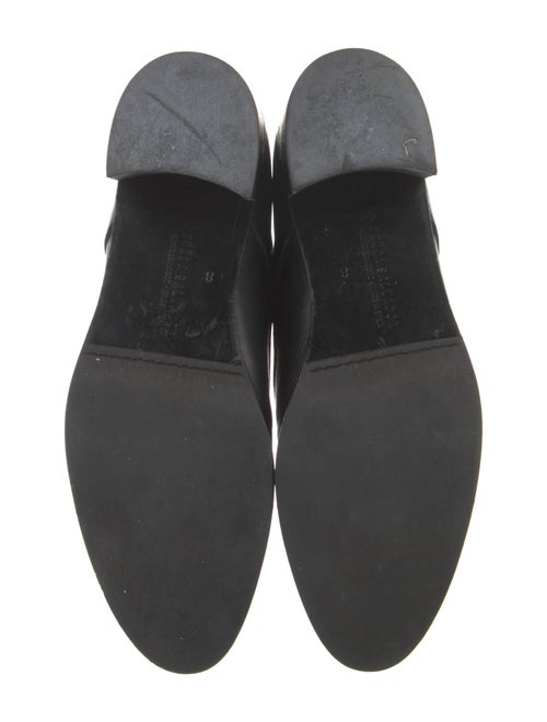 Freda Salvador Leather Studded Accents Combat Boots