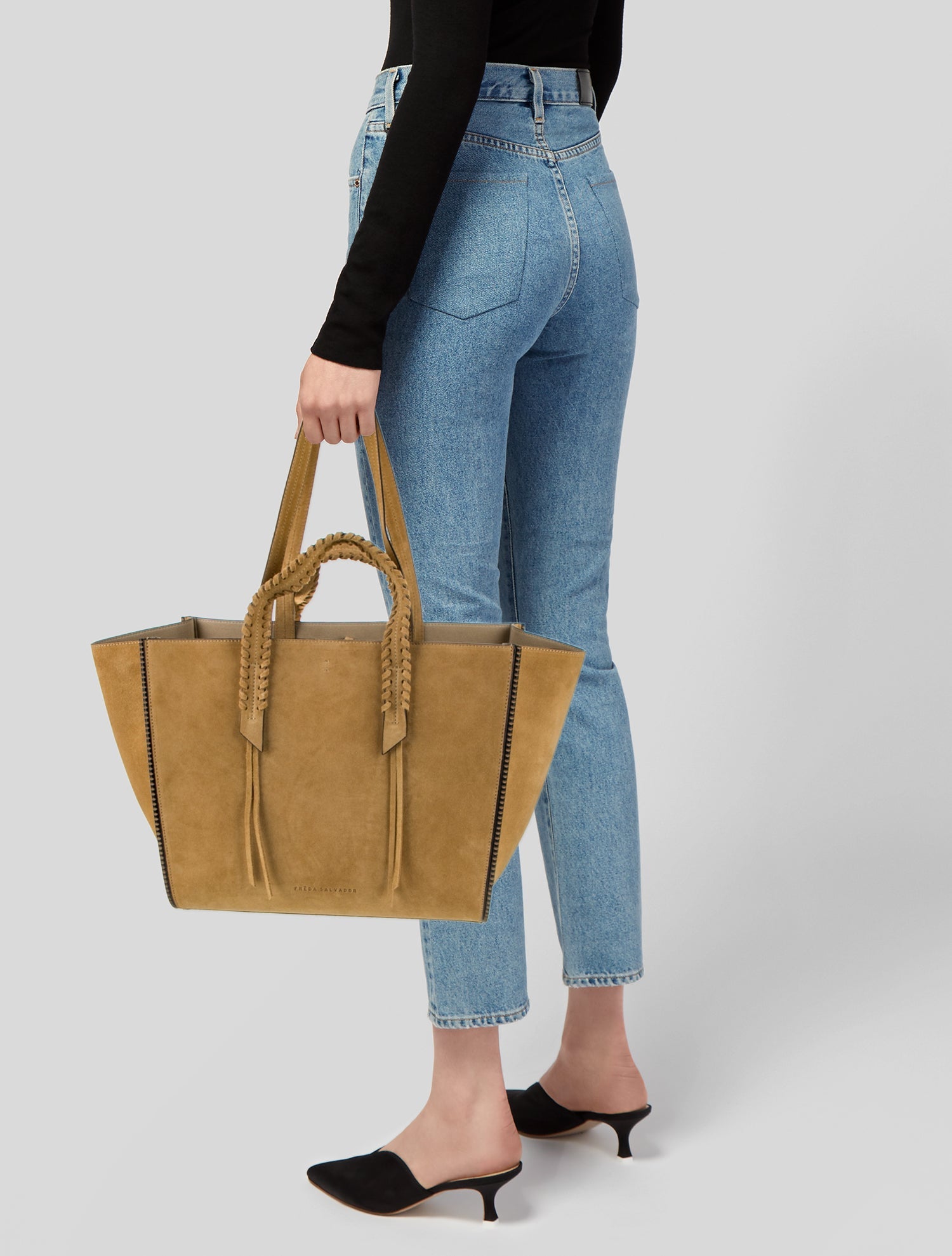 Freda Salvador Suede Tote