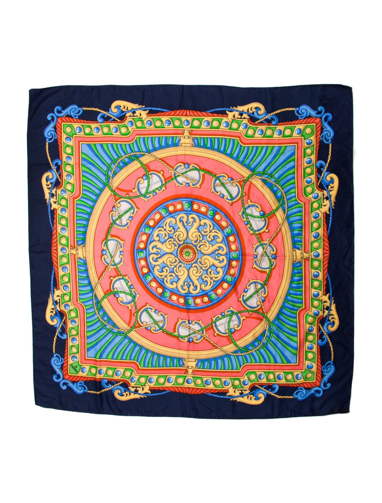 Fendi Silk Printed Scarf