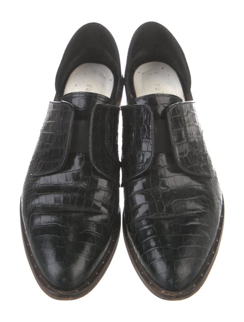 Freda Salvador Leather Studded Accents D'Orsay Flats