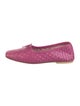 Freda Salvador Leather Bow Accents Ballet Flats
