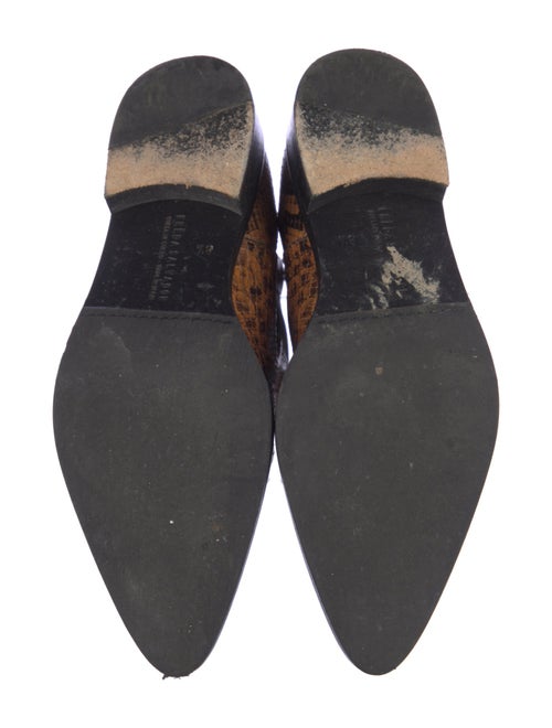 Freda Salvador Snakeskin Animal Print Chelsea Boots