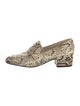 Freda Salvador Embossed Leather Animal Print Pumps