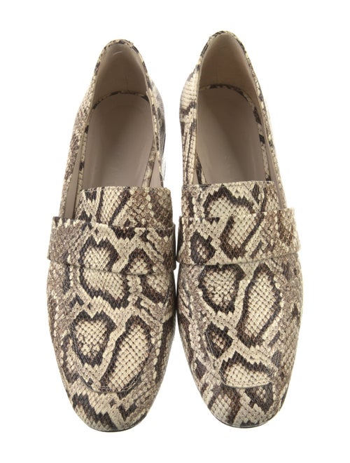 Freda Salvador Embossed Leather Animal Print Pumps