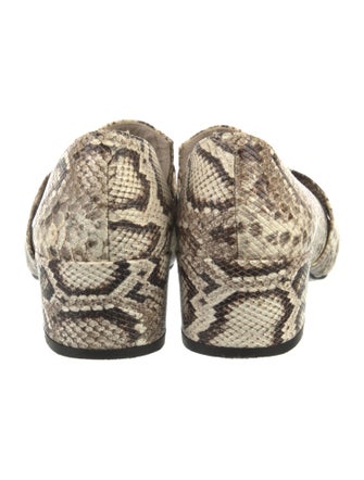 Freda Salvador Embossed Leather Animal Print Pumps