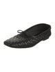 Freda Salvador Leather Bow Accents Ballet Flats