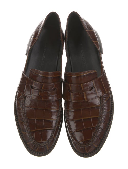 Freda Salvador Crocodile D'Orsay Flats