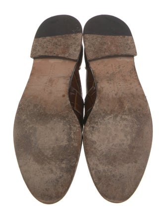 Freda Salvador Crocodile D'Orsay Flats