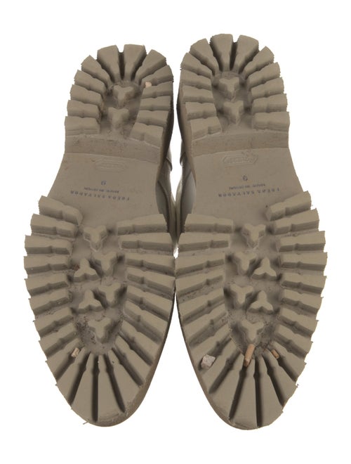 Freda Salvador Crocodile Combat Boots